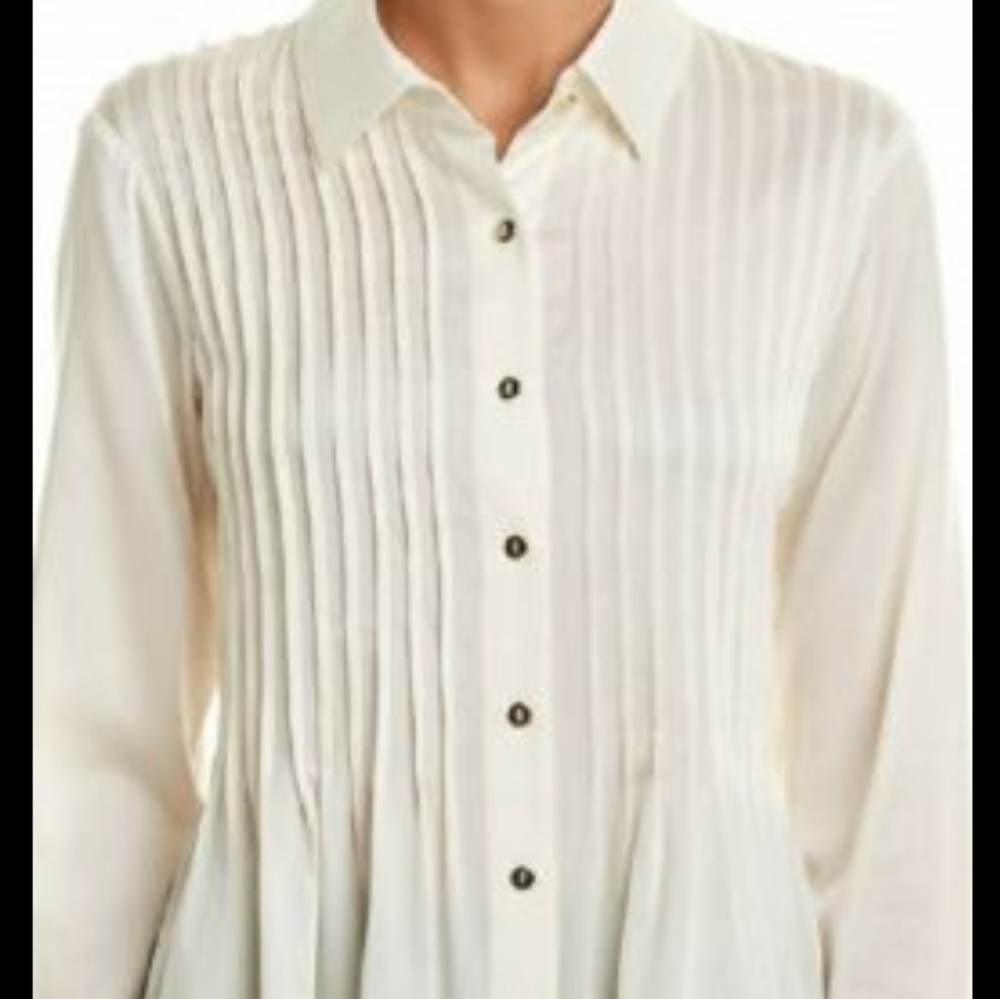St John blouse cream